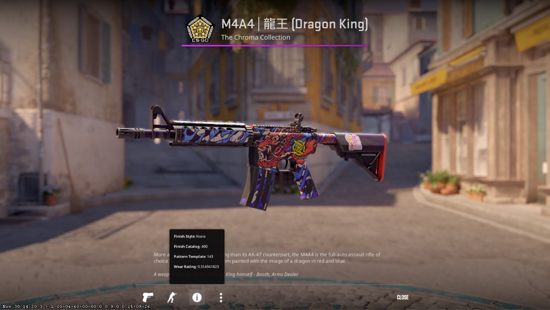 CS2 M4A4 龍王 (Dragon King), Video Gaming, Gaming Accessories, In-Game ...