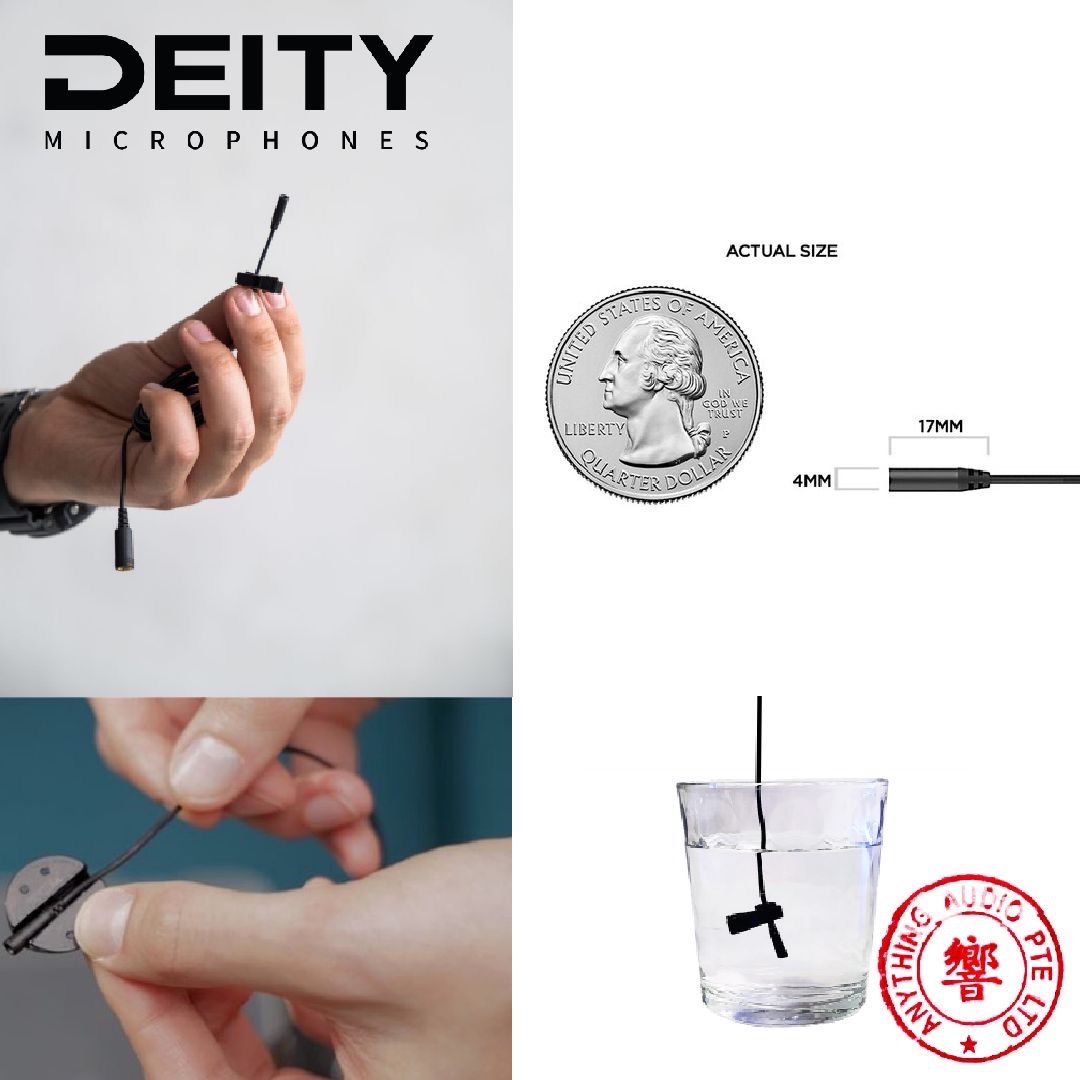 Deity Microphones W.Lav Pro Omni Lavalier Microphone (Microdot, Black)63699143650051112
