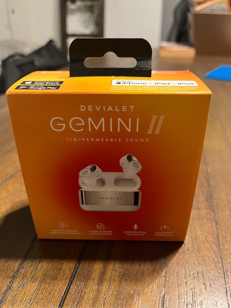 Devialet Gemini 2 ii earbuds, Audio, Headphones & Headsets on Carousell