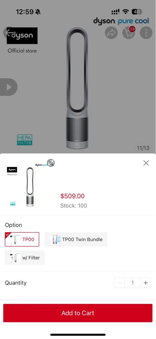 Dyson tp00 vs hot sale tp06