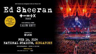 Ed Sheeran Concert Tickets Tour in Singapore 2024 - CAT 4