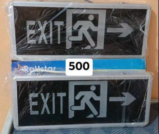 Emergency exit sign
