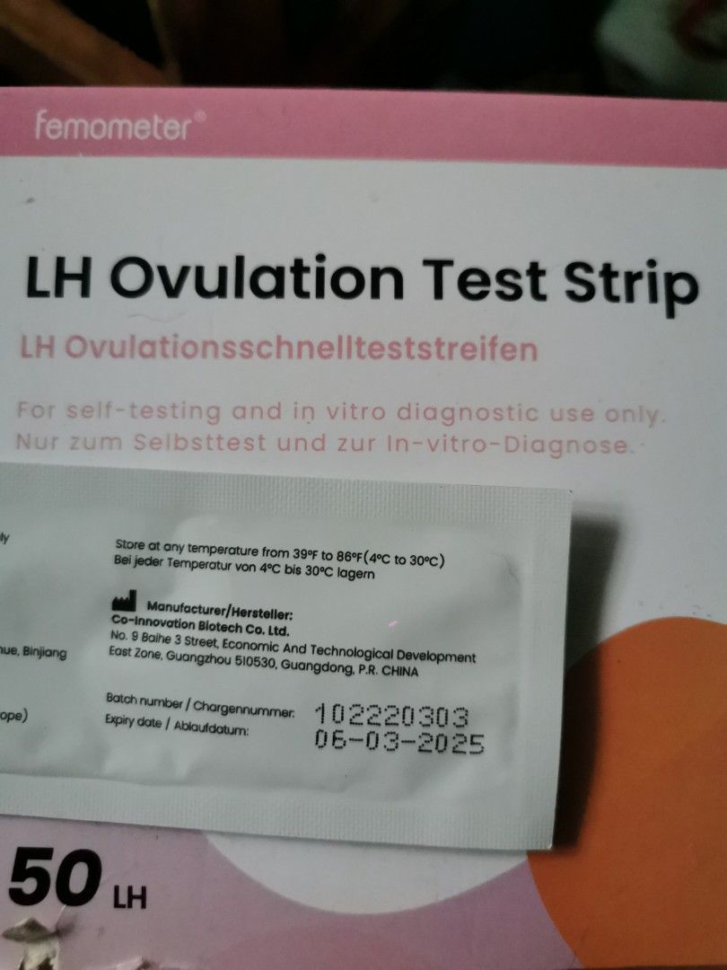 Femometer ovulation test strip, Babies & Kids, Maternity Care on Carousell