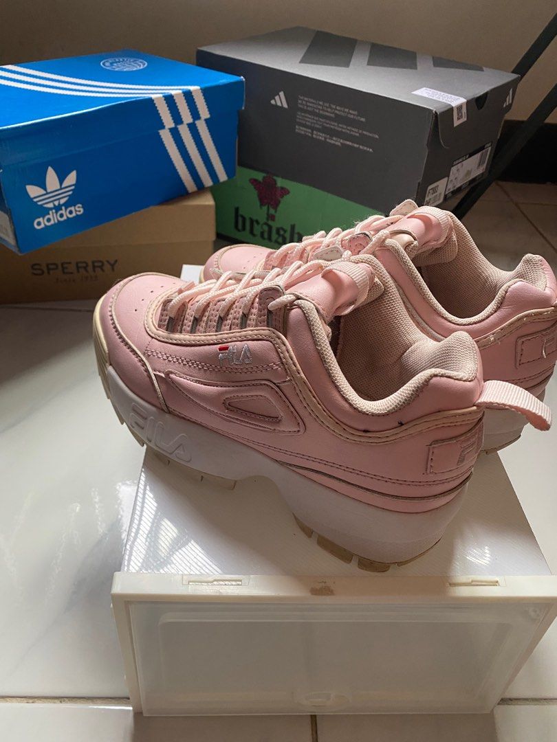 Fila disruptor pink suede outlet