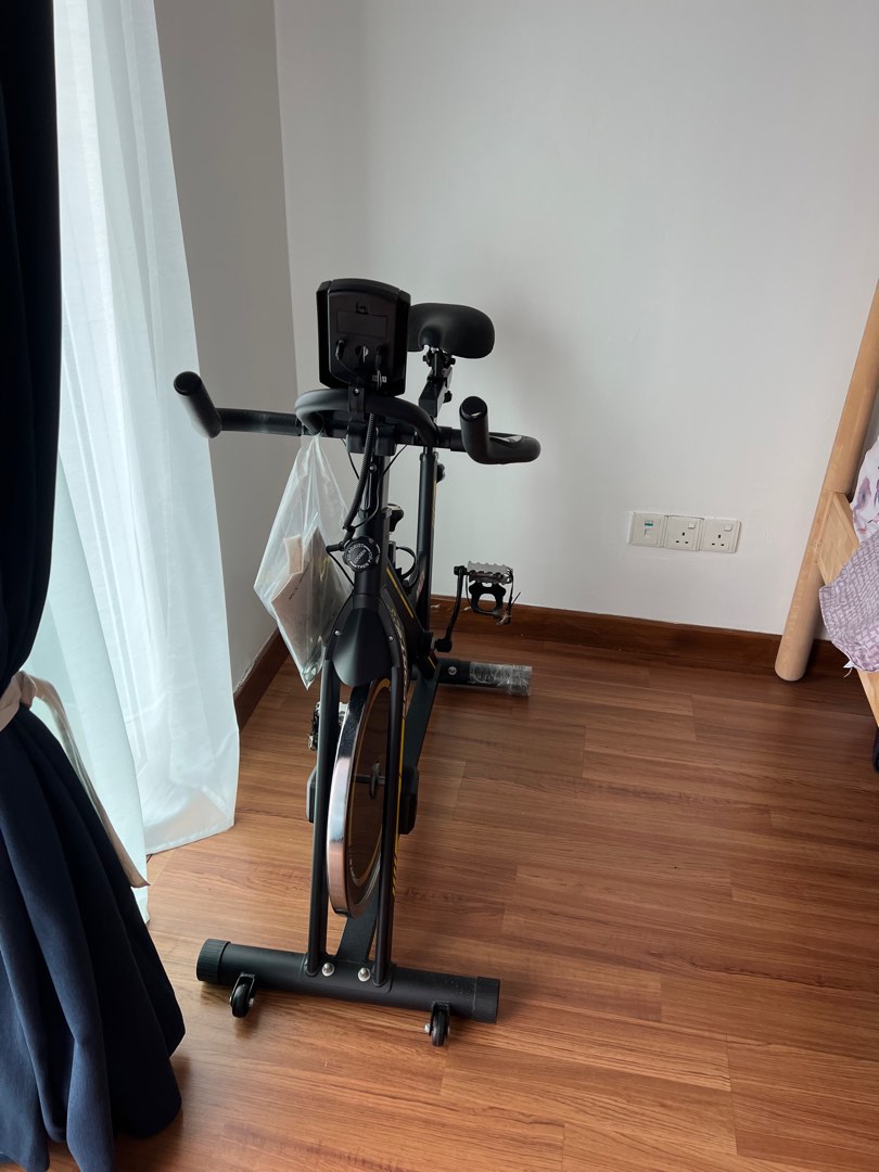 fitness concept spinning bike
