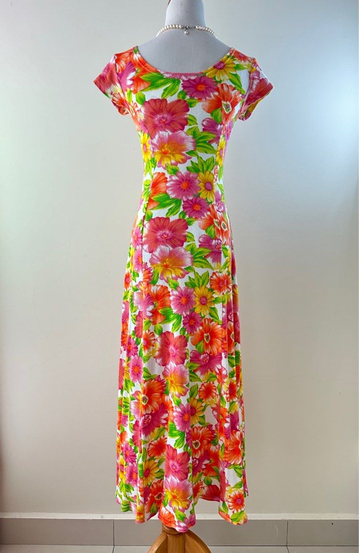 Floral hawaiian dress sale