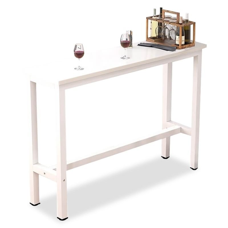 [FREE DELIVERY] Longines Dining Table w Leg Rest (120CM) - Bar Counter ...