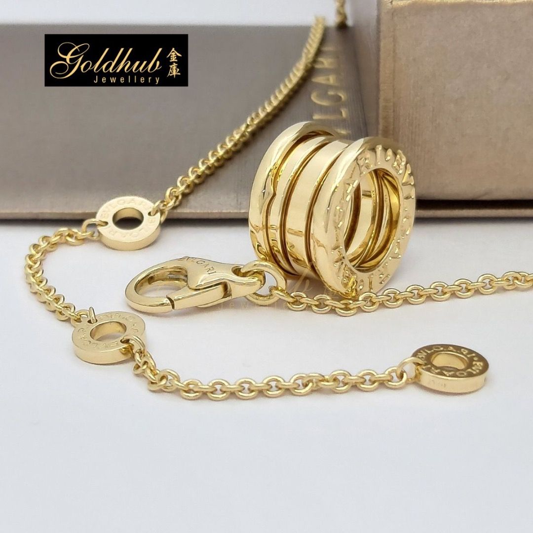 Full set] Pre-loved Bvlgari Necklace in 750 Yellow Gold