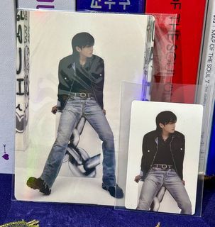 Golden Album Weverse POB - Photo Card and Holographic Photoframe - Jung Kook BTS