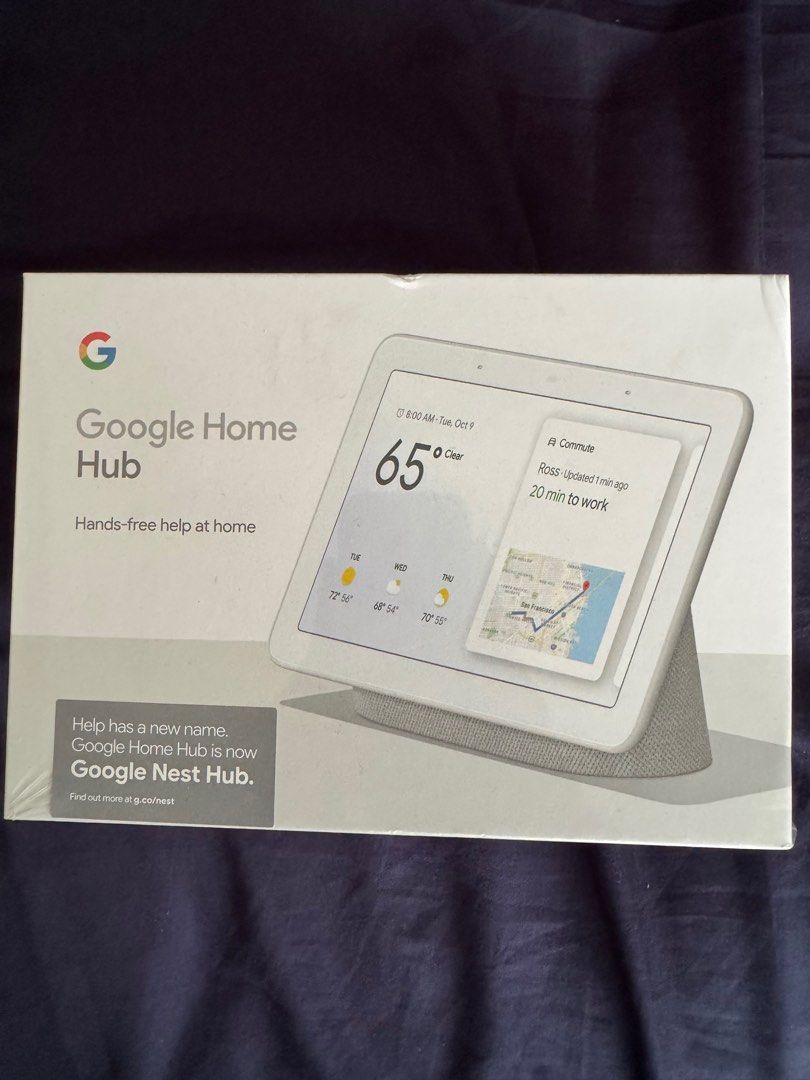 Google home hub best sale box