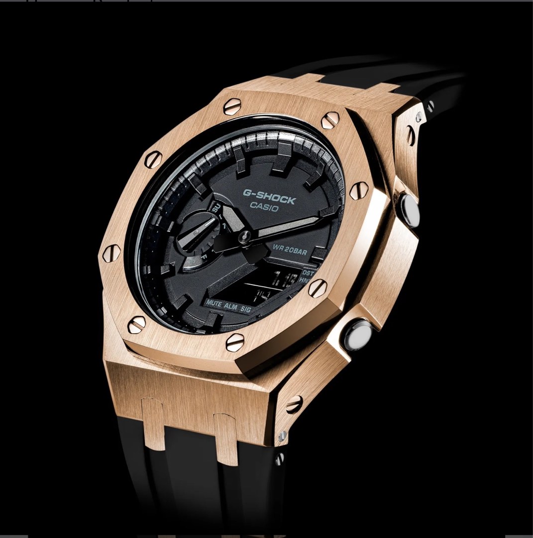 G shock steel clearance rose gold
