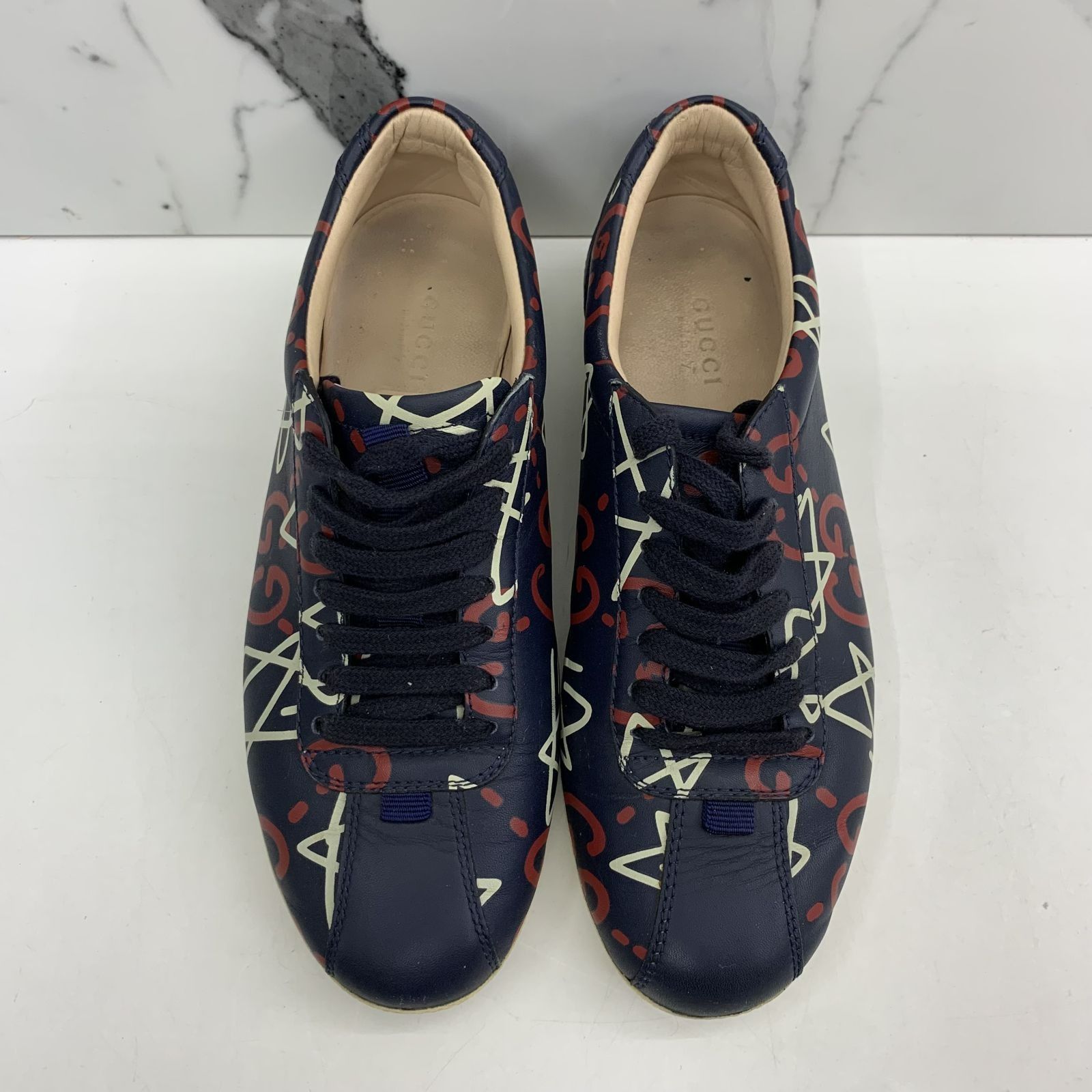 GUCCI 408527 GRAFFITI SNEAKERS 237038406 AL, Luxury, Sneakers