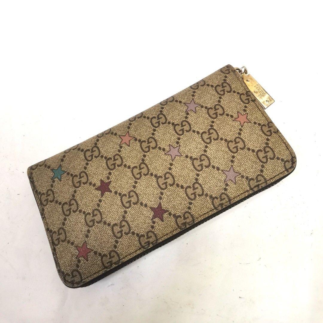 GUCCI GUCCI around zipper long wallet purse 473928 leather Guccisima Black  Used 473928｜Product Code：2100301044487｜BRAND OFF Online Store