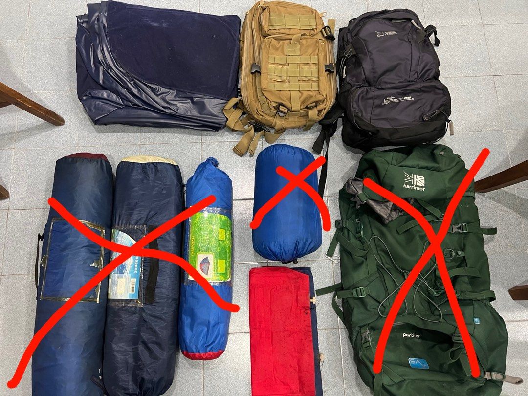 Used hiking best sale gear for sale