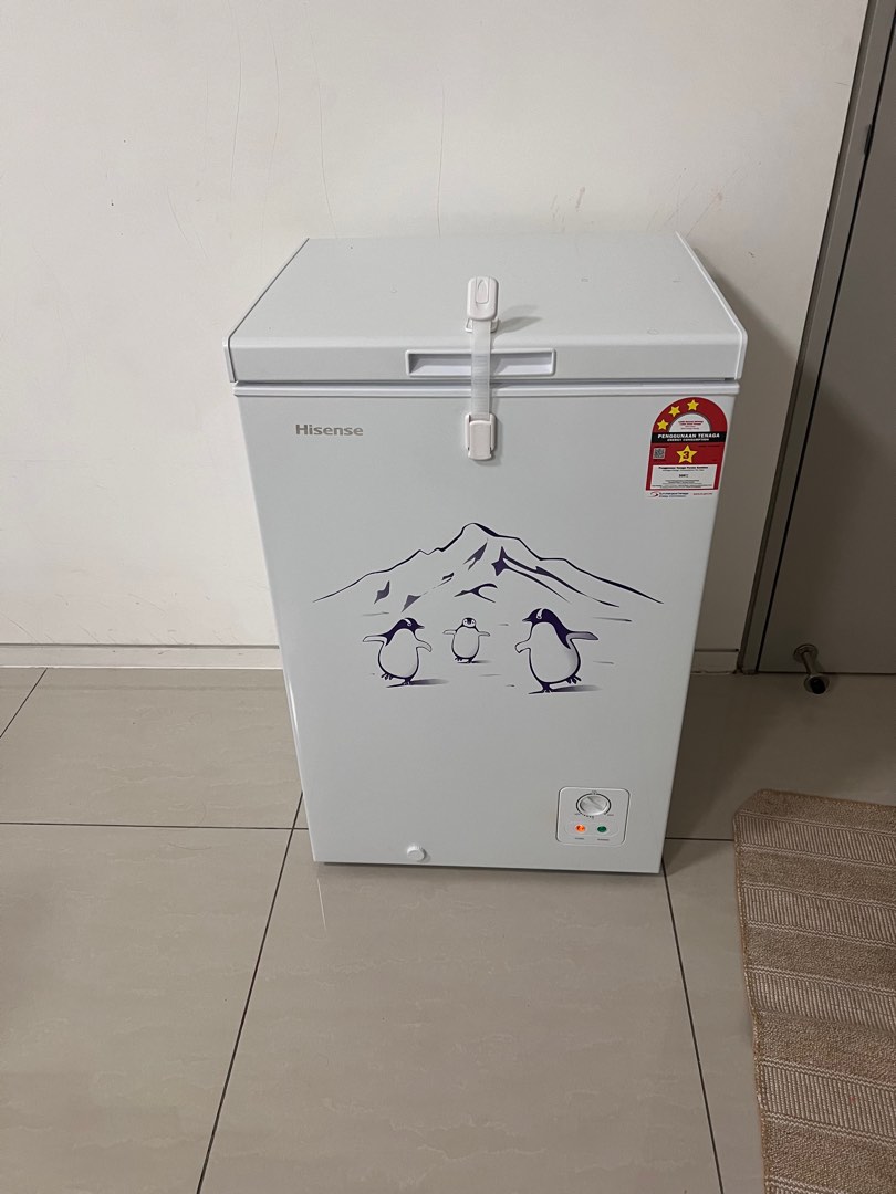 Hisense 128L chest freezer brand new 5 years compressor warranty, TV