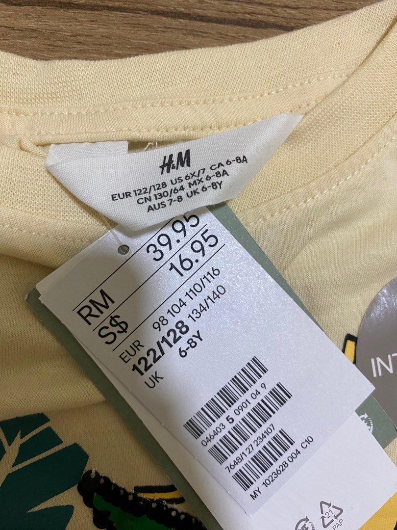 H M Boy Shirt Size 6 8y 8 10y Babies Kids Babies Kids