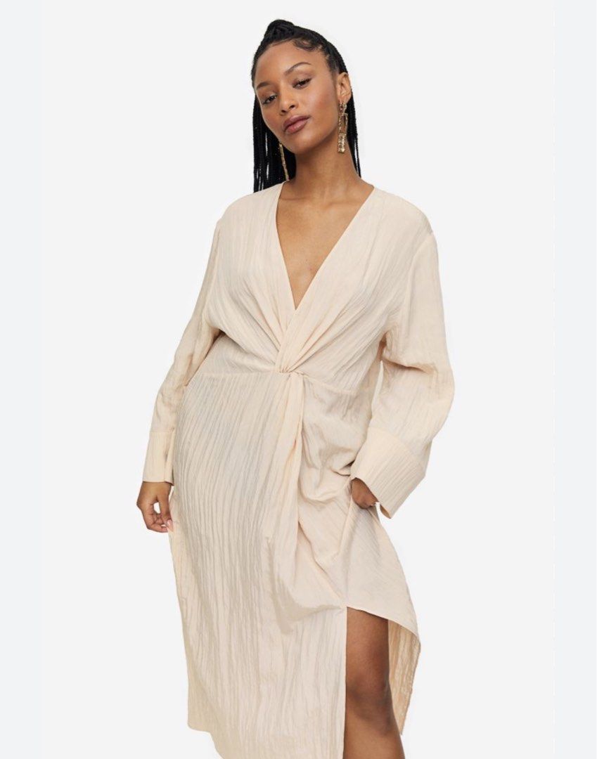 Hm hot sale beige dress