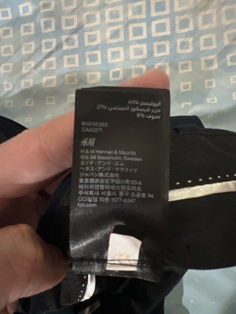 H and m deals blue trousers