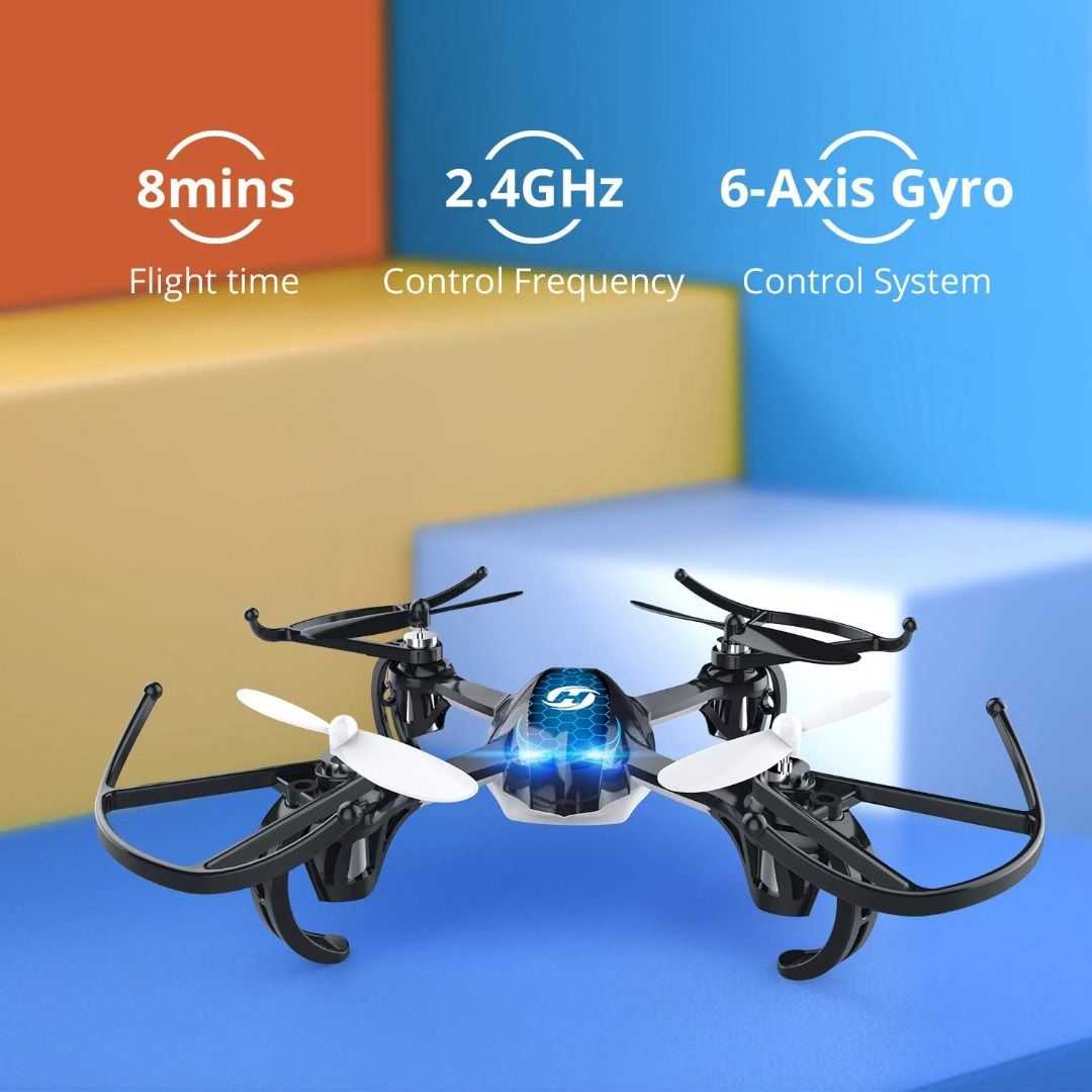 Holy Stone HS170 Predator Mini RC Helicopter Drone 2.4Ghz 6 Axis Gyro 4 Channels Quadcopter Good Choice for Drone Training