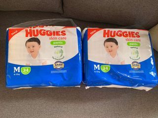 Huggies - Pants Medium (68 pads) with FREE 30 pads