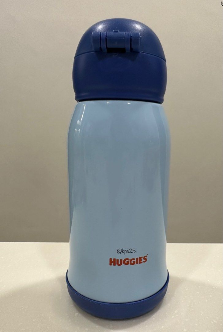 Blue Baby Elephant Thermos Bottle