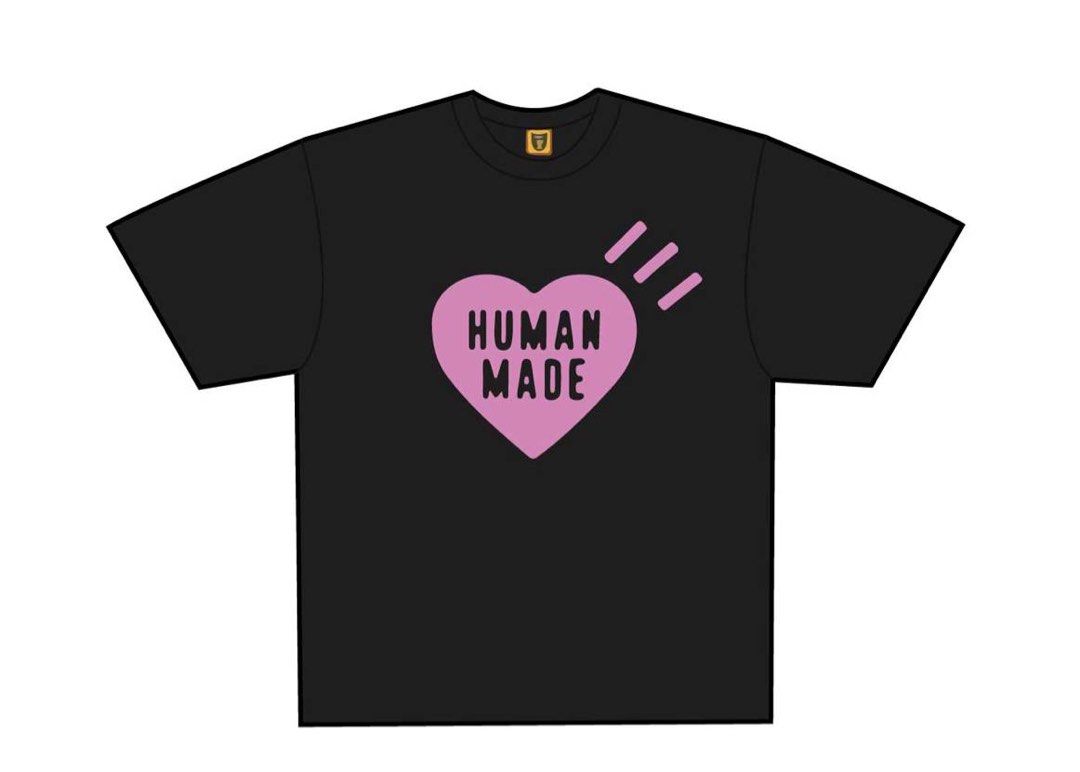 【全新】HUMAN MADE HEART T-SHIRT 原宿店限定 粉色愛心t-shirt