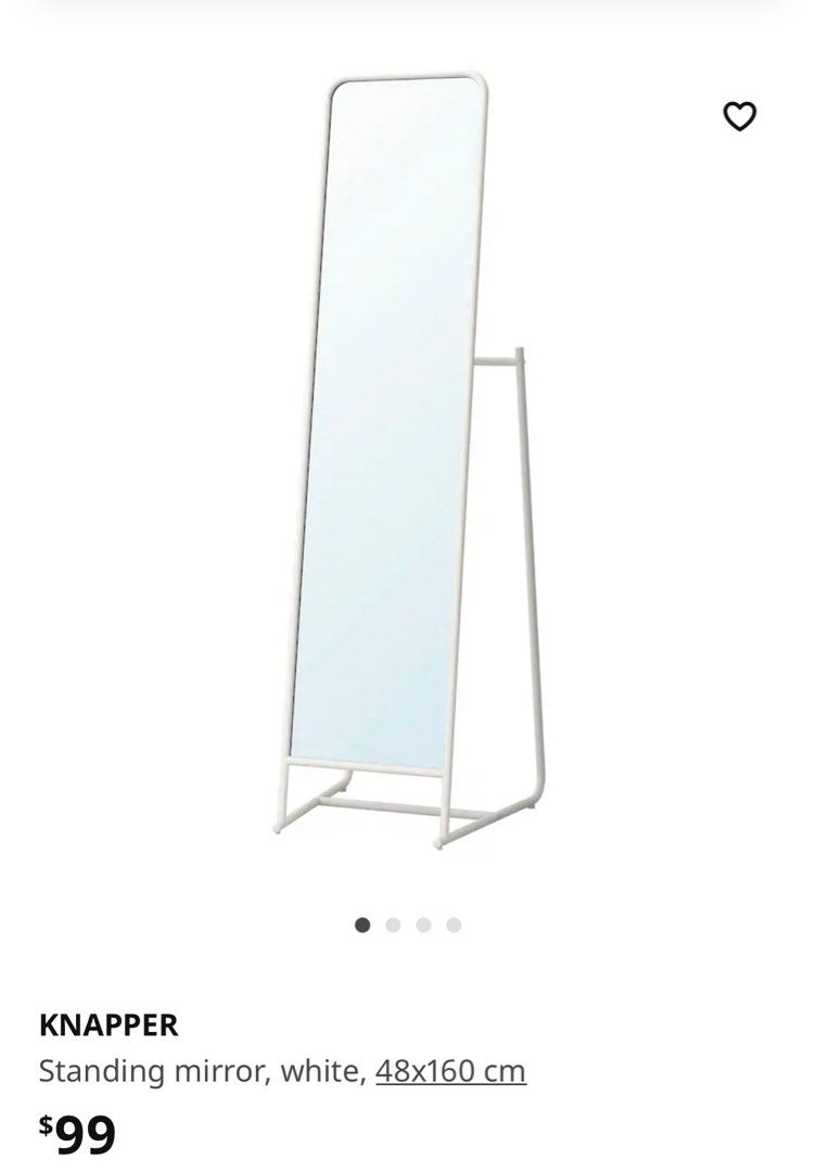 Ikea Standing Mirror, Furniture & Home Living, Home Decor, Mirrors on