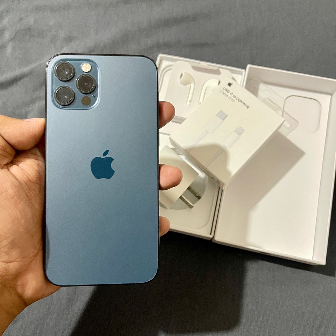 iPhone 12pro 128gb Pacific Blue FU 95%BH, 28k fixed price, Mobile
