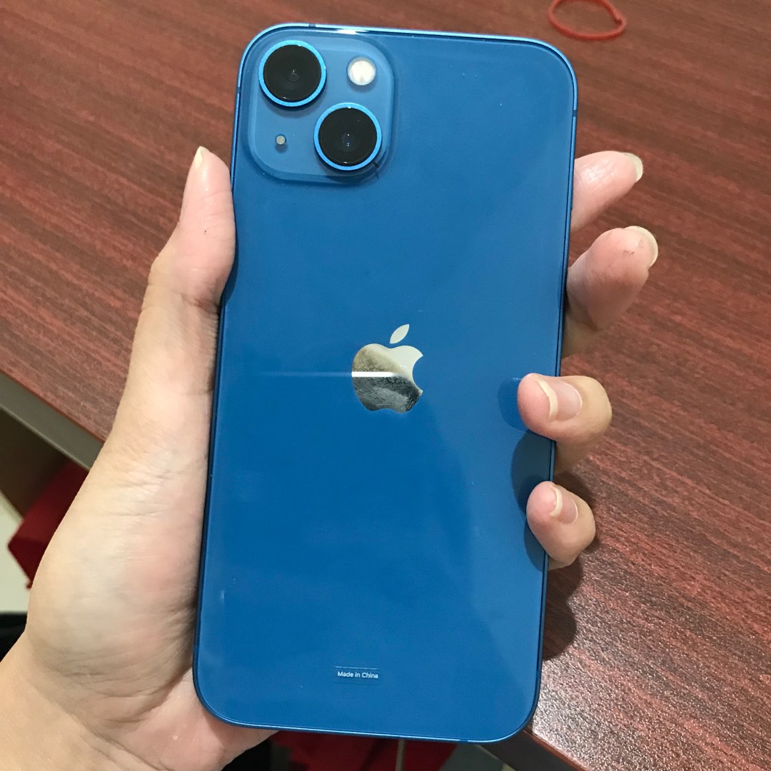 Iphone 13 Sierra Blue 128 gb ORI IBoX, Telepon Seluler & Tablet, iPhone