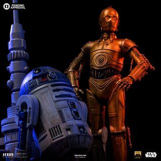 Iron Studio 1/10 Star Wars C3PO R2D2