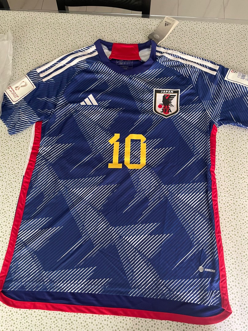 Japan 2022 World Cup Jersey Home, Men's Fashion, Activewear on Carousell