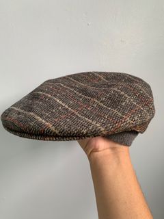 Kangol Plaid Wool Flat Hat 男士帽子