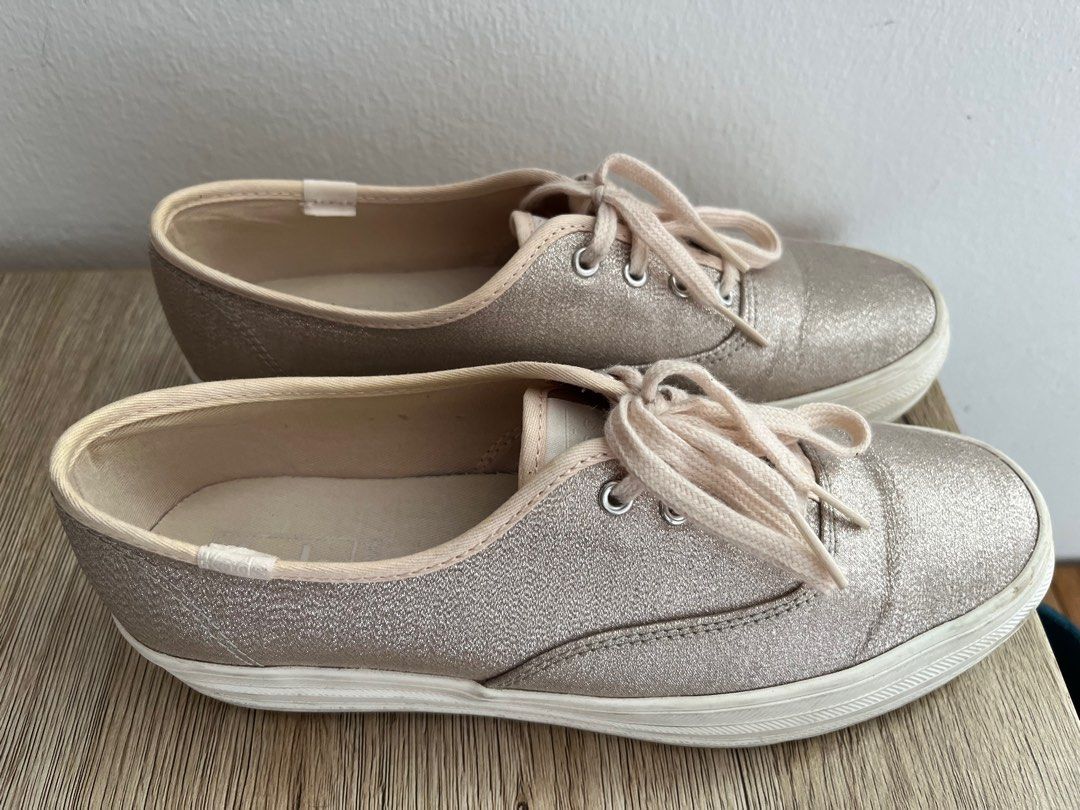 KEDS Glitter Platform Sneakers Women s Fashion Footwear