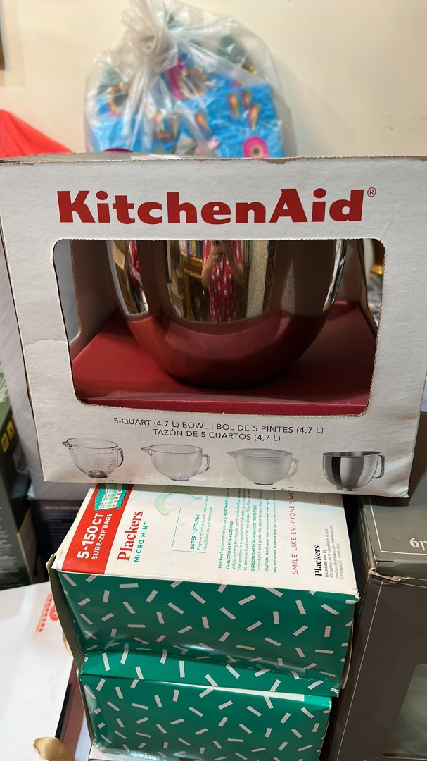 KitchenAid 5 Quart BowlLift Stainless Steel Bowl with Handle, TV