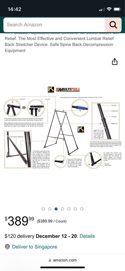 Kt folding pull up bar deals