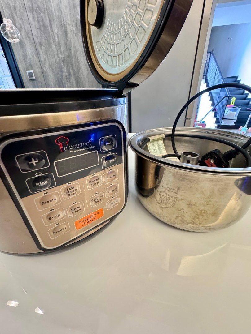 La Gourmet Healthy Rice Cooker 1.5L TV Home Appliances Kitchen
