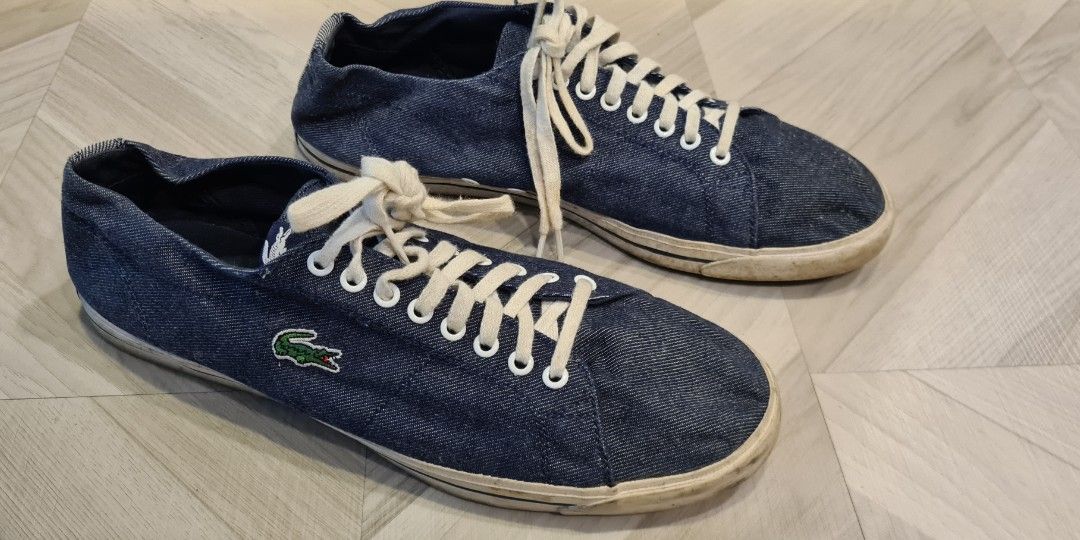 Lacoste denim 2024 shoes