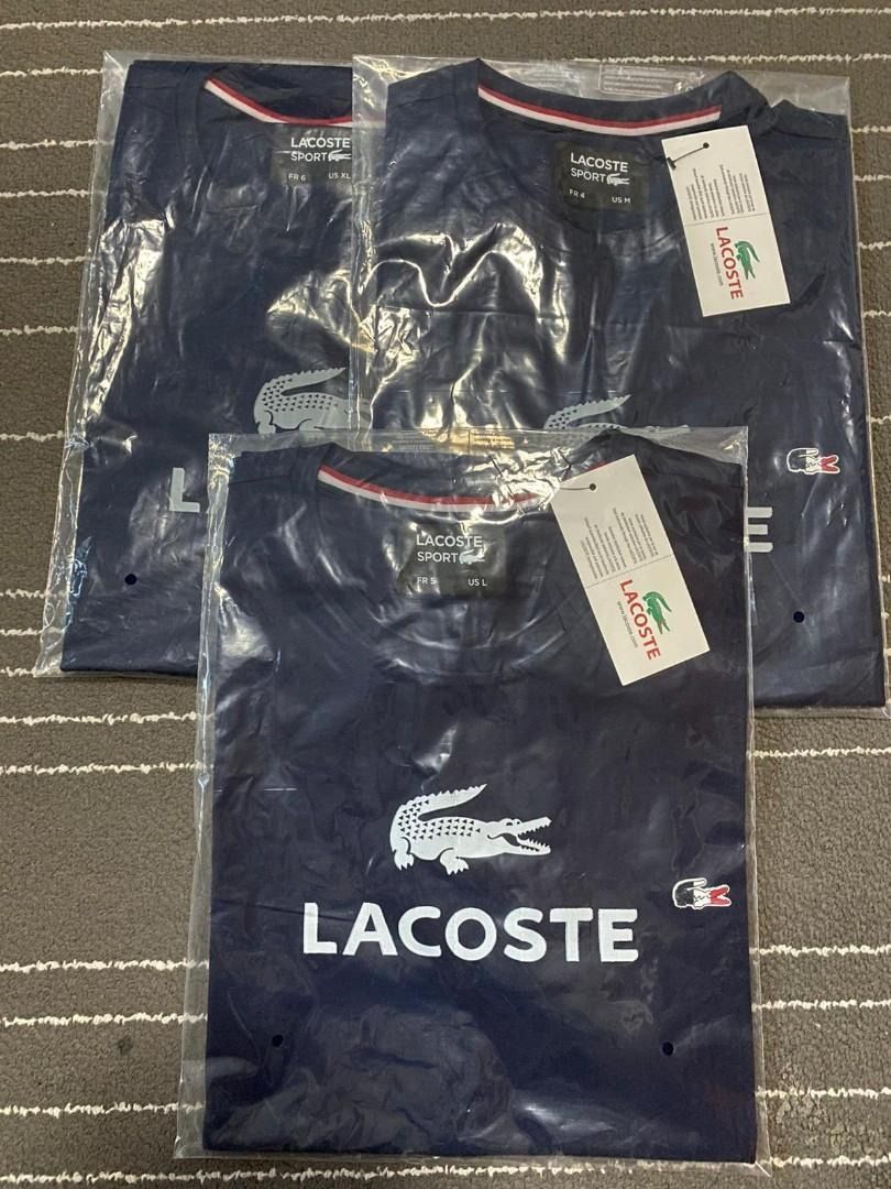 Lacoste T-Shirt Flag Series BNWT (Navy Blue) Size XL only