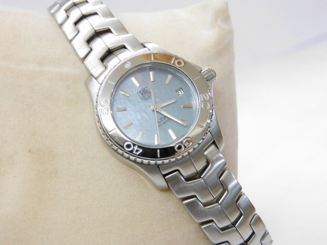 Tag heuer link deals blue face