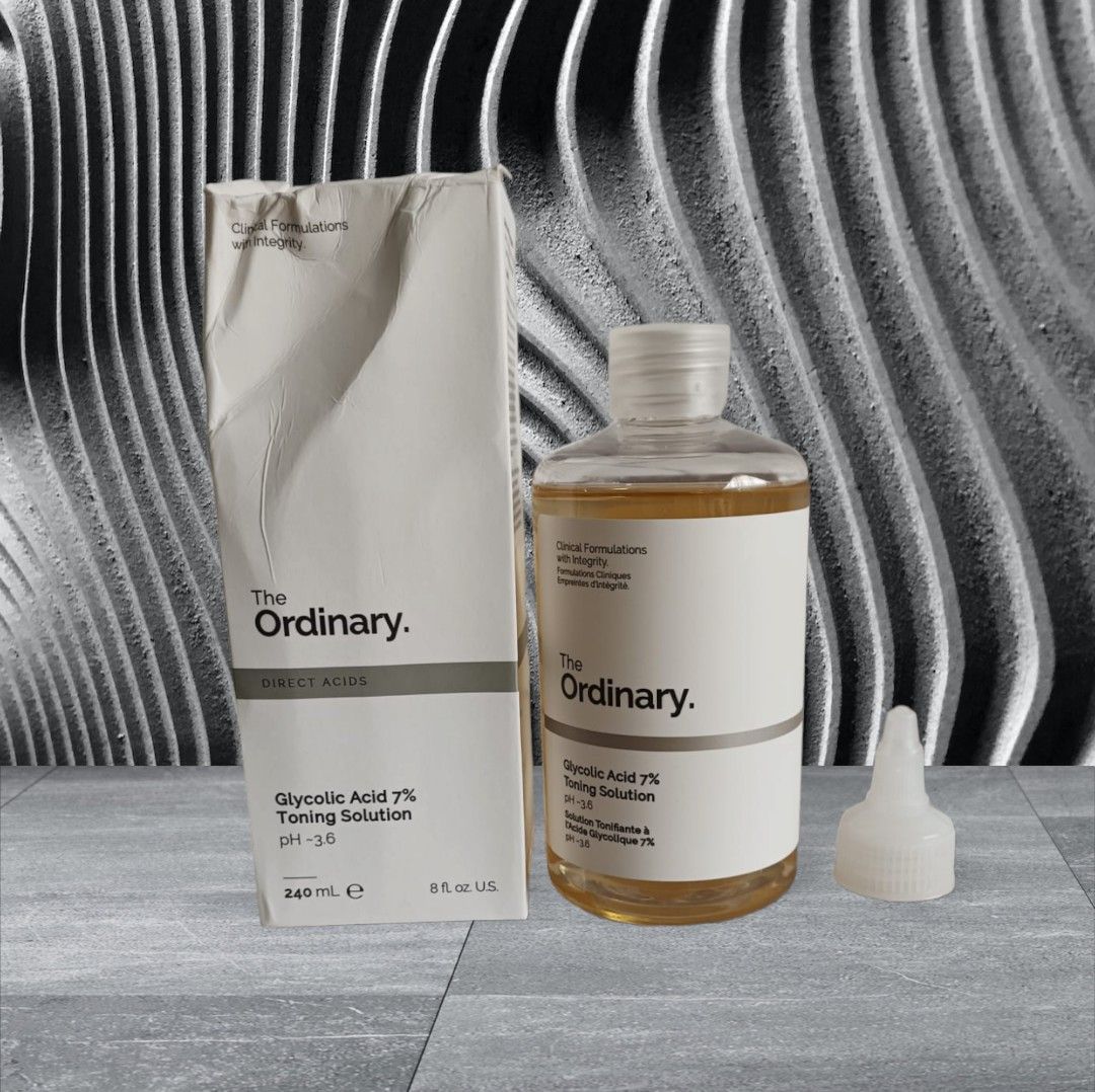 The Ordinary Glycolic Acid 7% Toning Solution, Beauty & Personal Care,  Face, Face Care on Carousell