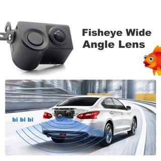 Latest and New HD Reverse Camera with distance and beep sound