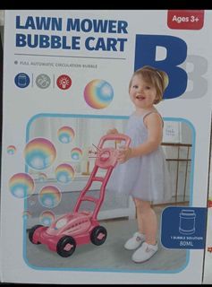 Lawn mower bubble cart