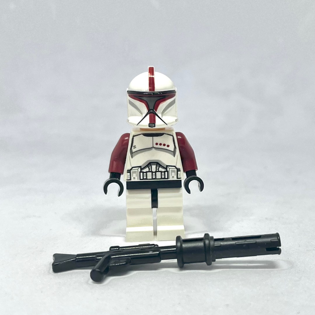 LEGO Star Wars Clone Trooper Captain (Phase 1) - Scowl - sw0492 ...
