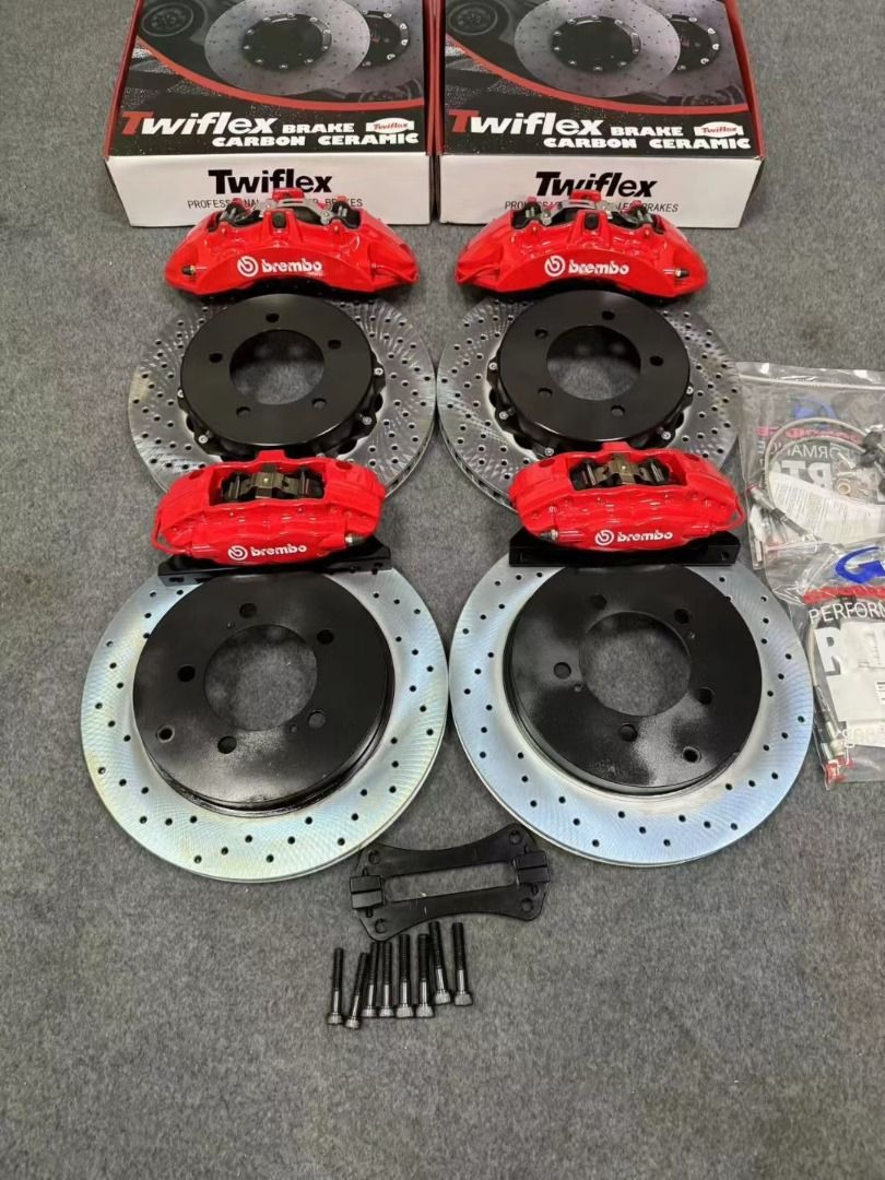 Brembo OE 08-11 Lexus LX570/13-15 LX570/08-11 Toyota Land Cruiser Front Disc Brake Kit main image 1