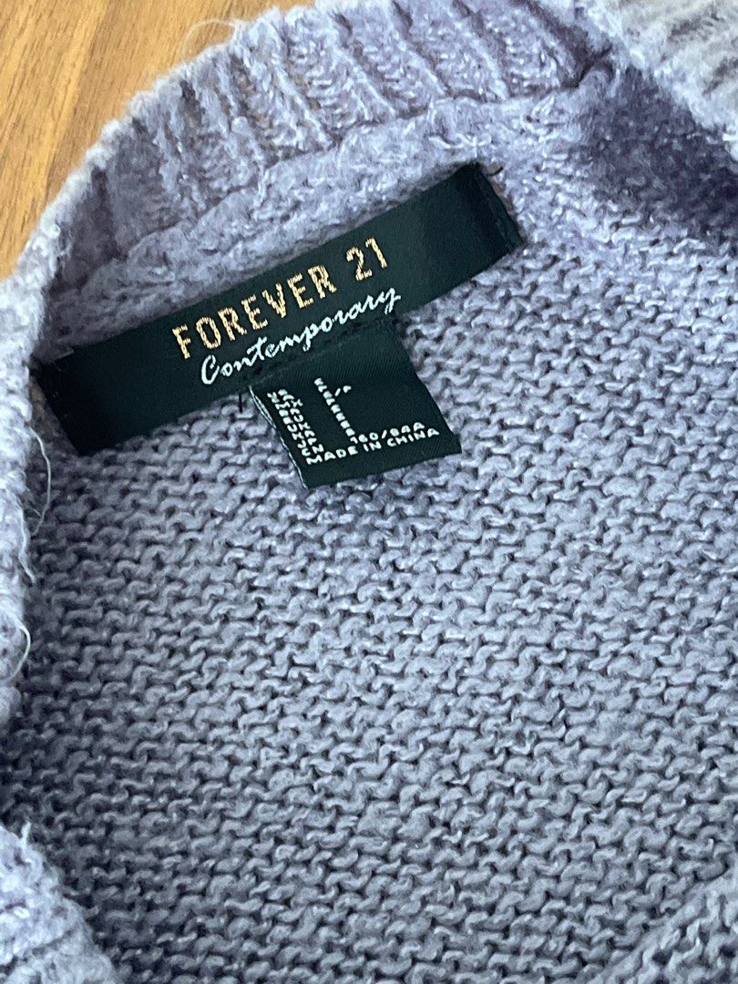 Purple sweater clearance forever 21