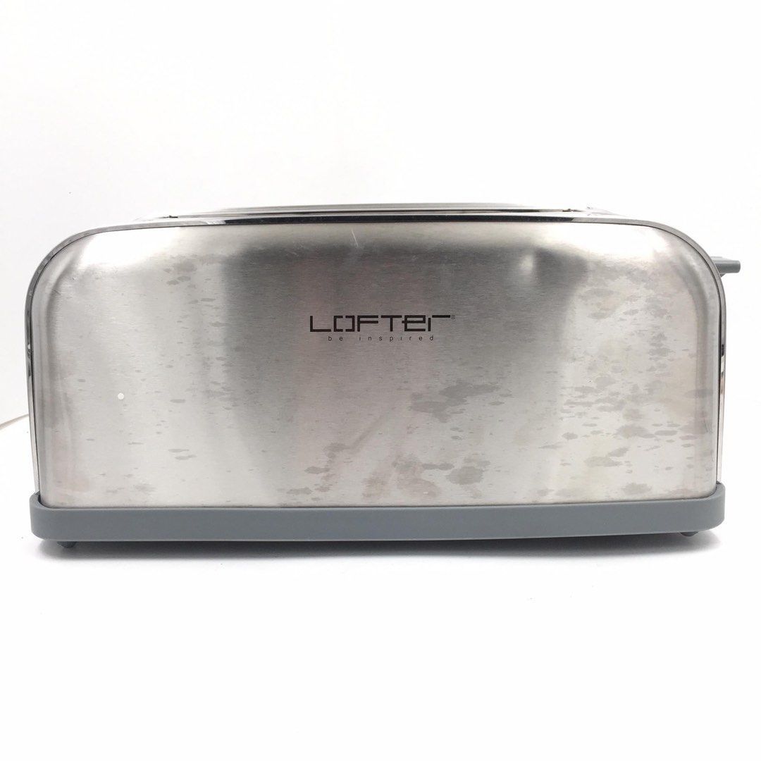 LOFTER Stainless Steel 4Slice Long Toaster, TV & Home Appliances