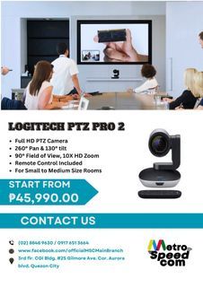 Logitech Conferencing Camera PTZ Pro 2