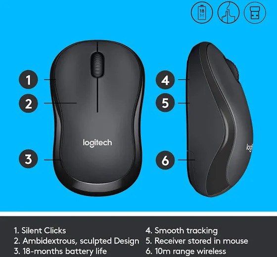 Logitech M220 Silent Mouse, Computers & Tech, Parts & Accessories, Mouse &  Mousepads on Carousell