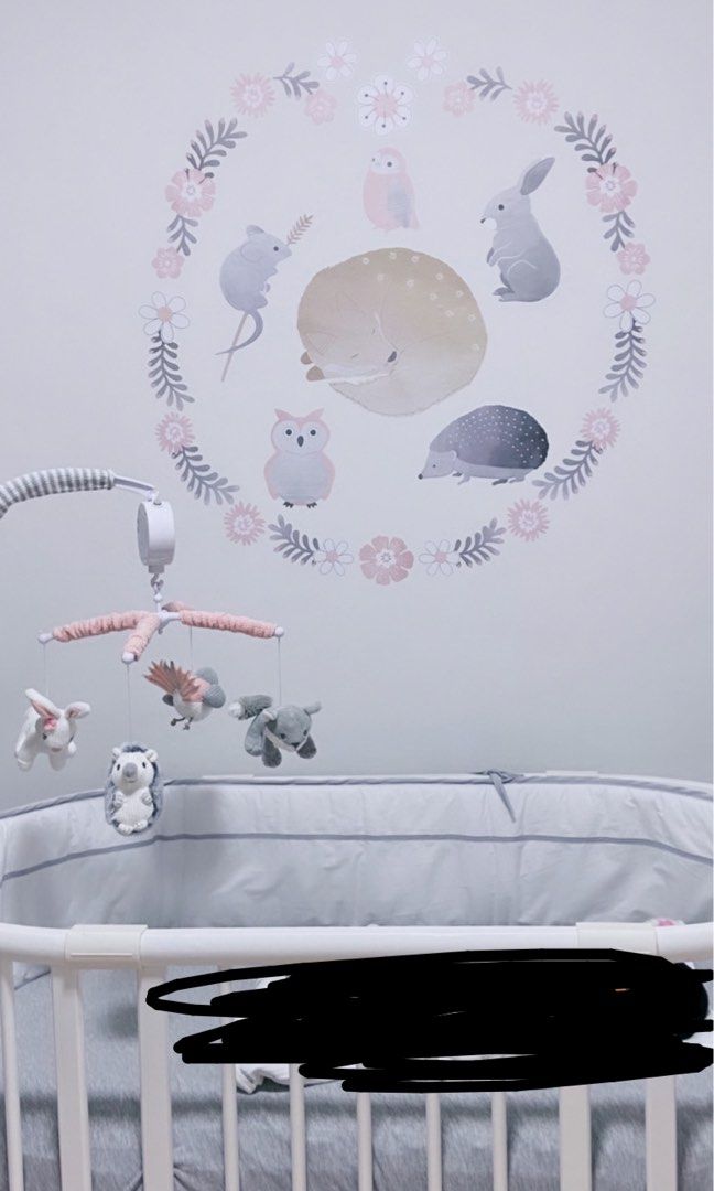 Lolli Living Sparrow Musical Mobile Babies Kids Baby Nursery Kids Furniture Cots Cribs on Carousell