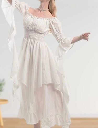 Quarter sleeve long dress sale